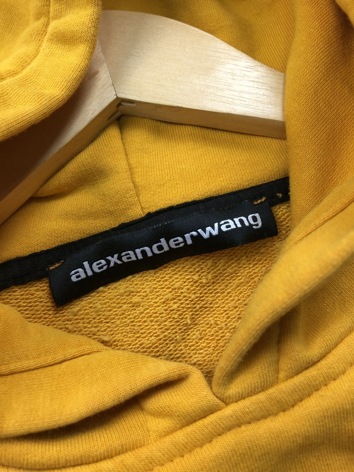 Alexander Wang ALEXANDER WANG Hype Centre 3D Logo Streetwear Hoodie Yellow Size M / US 6-8 / IT 42-44 - 6 Thumbnail
