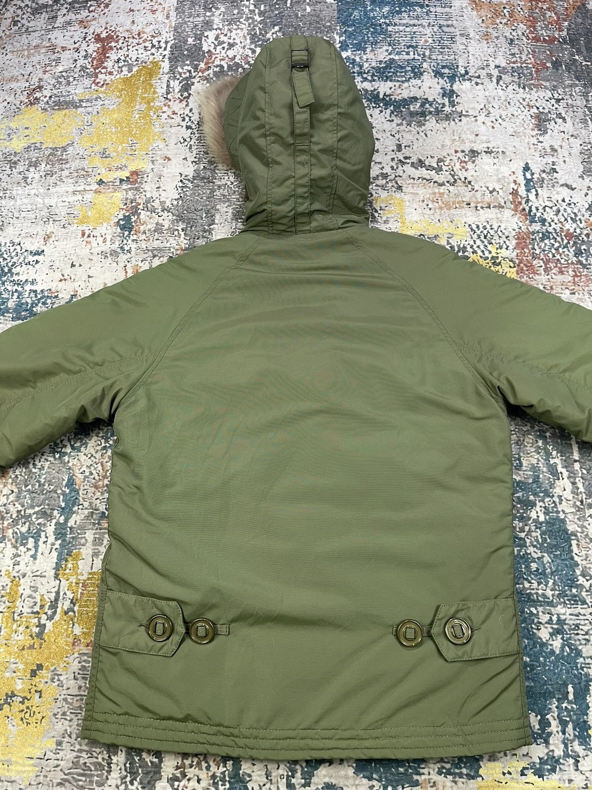 Japanese Brand Back Number Flying Bomber Snorkel Furry Hoodies Size US S / EU 44-46 / 1 - 5 Thumbnail