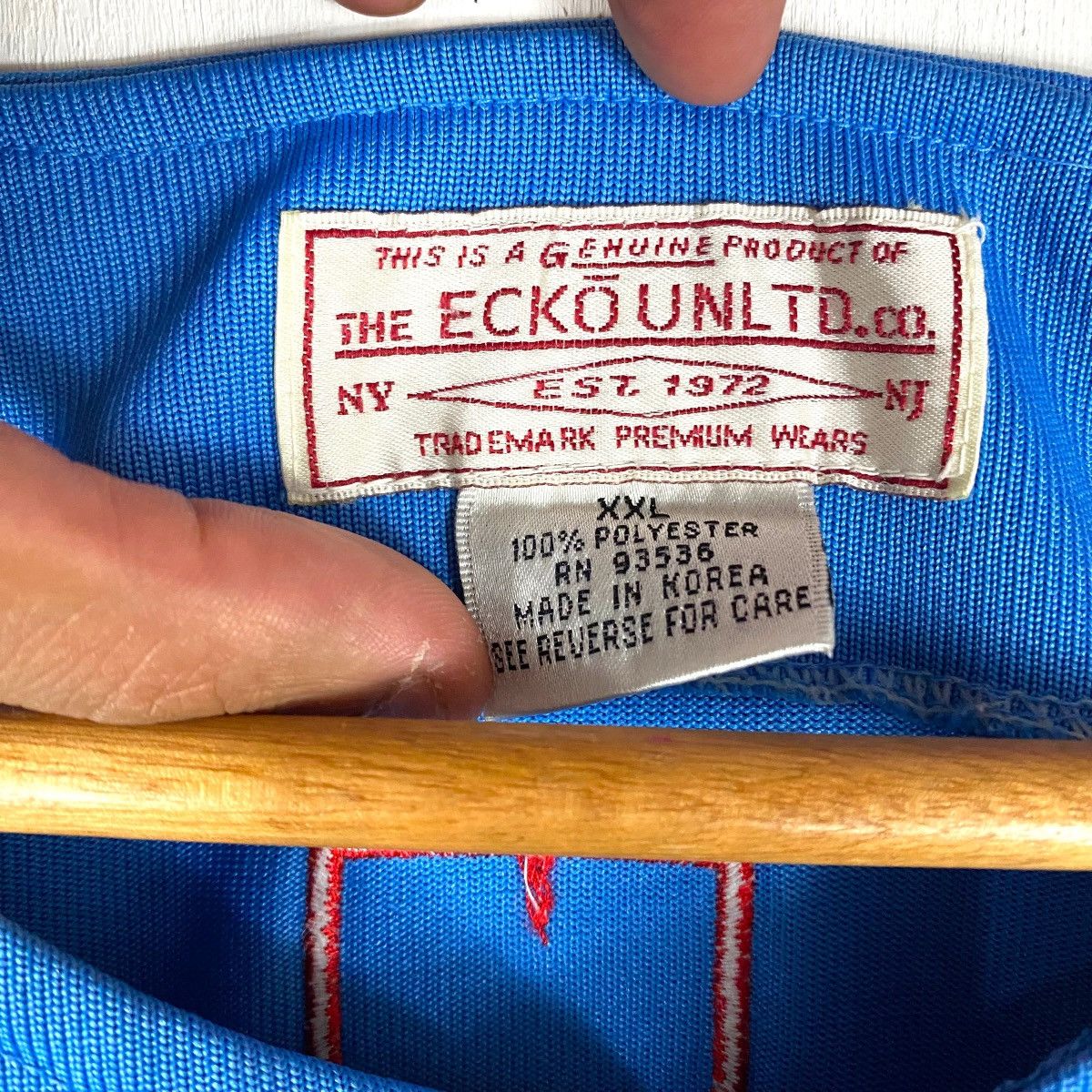 Ecko Unltd. × Rap Tees VINTAGE ECKO UNLIMITED 72 BASEBALL HIP-HOP JERSEY RAP TEES Size US XXL / EU 58 / 5 - 9 Thumbnail