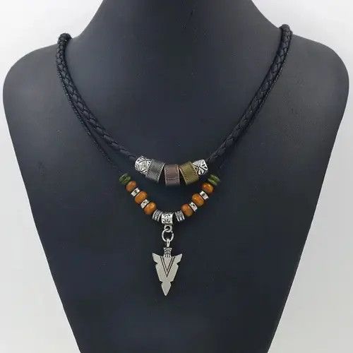 Vintage Vintage Layer Tribal Arrow Pendant Necklace Size ONE SIZE - 1 Thumbnail
