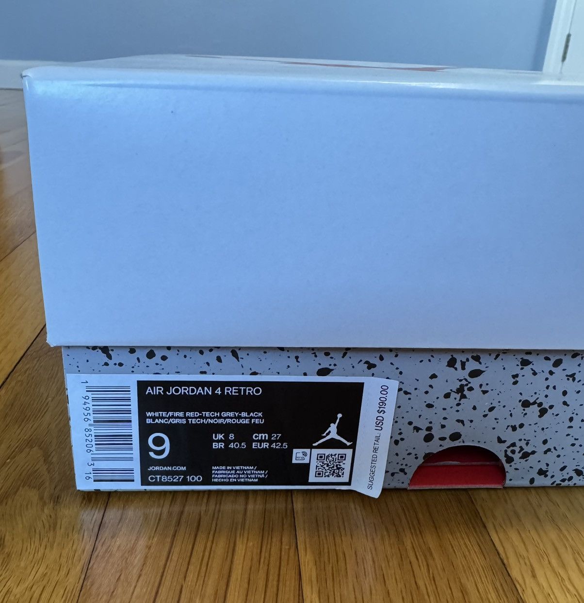 Jordan Brand Air Jordan 4 Retro White Oreo 2021 Size US 9 / EU 42 - 9 Thumbnail