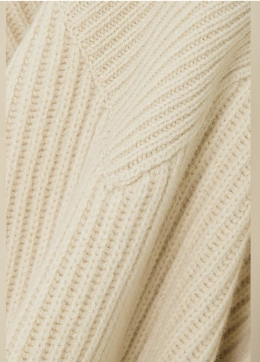 Toteme TOTEME Oversized ribbed 100% wool turtleneck sweater size L Size L / US 10 / IT 46 - 4 Thumbnail