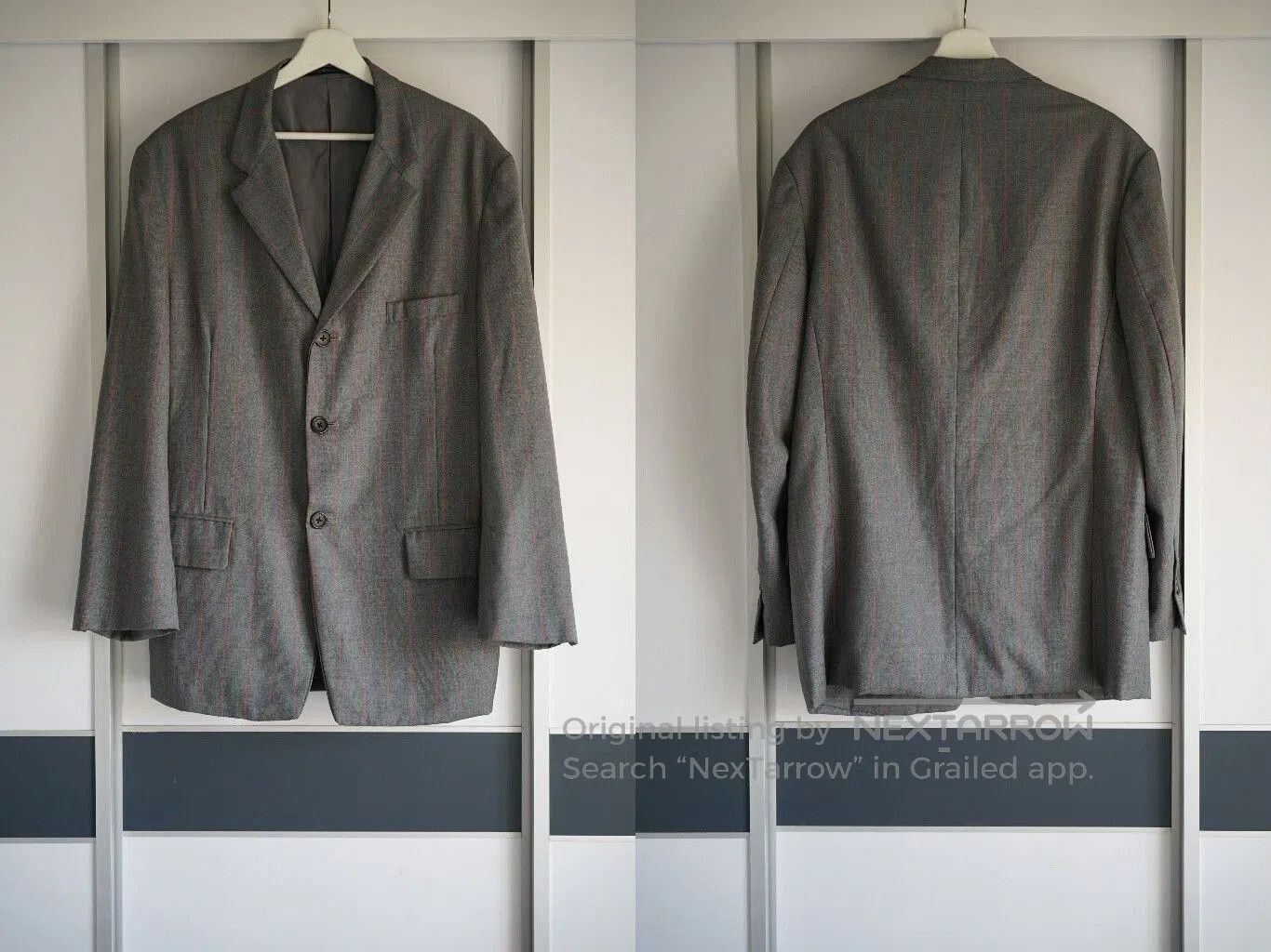 Yohji Yamamoto oversized khaki linen coat with large collar. Size US S / EU 44-46 / 1 - 2 Thumbnail