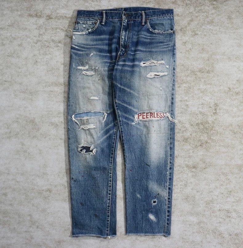 VISVIM 19AW JOURNEYMAN PANTS TACKED CRASH-2506