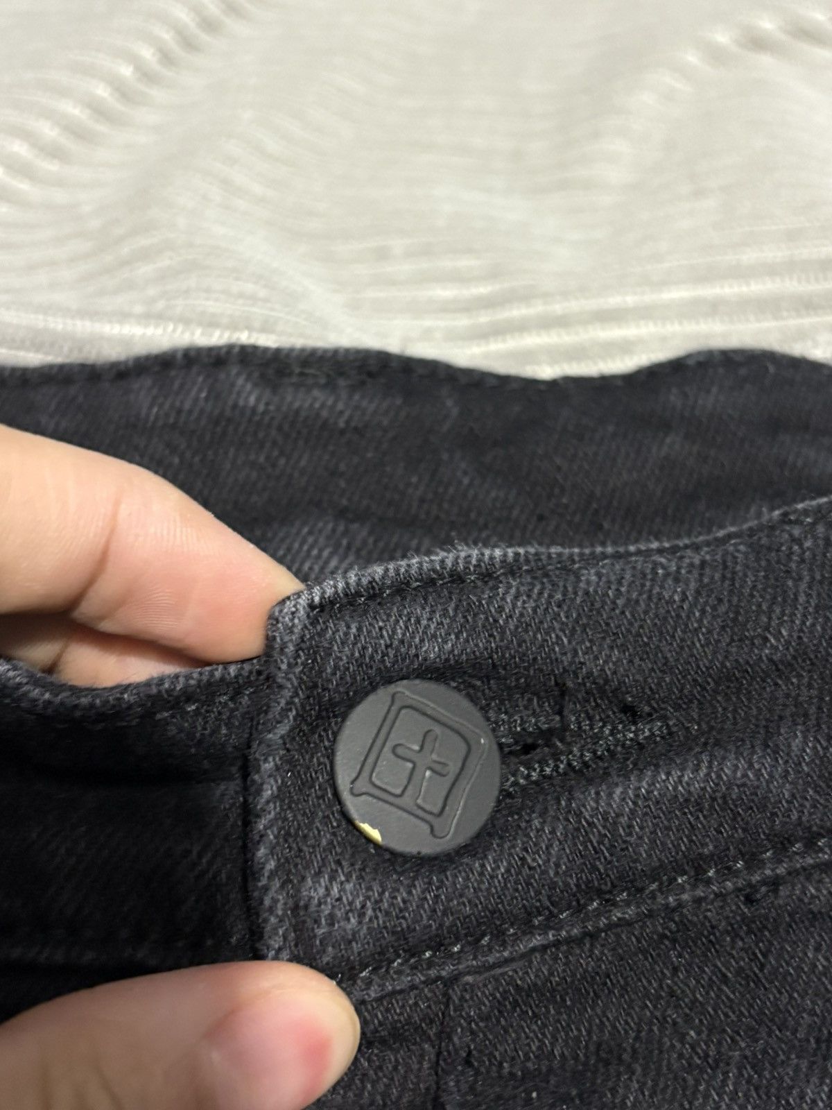 Ksubi 31 Vintage Ksubi Van Winkle Jeans Distressed knee denim logo Size US 31 - 4 Thumbnail