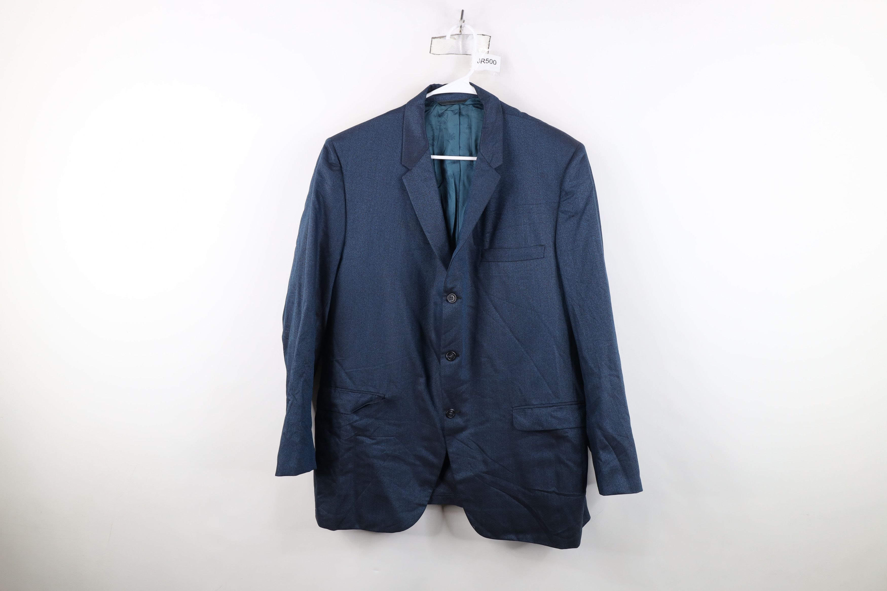 Vintage Vintage 60s Rockabilly Gabardine Blazer Suit Coat Jacket USA Size US XXL / EU 58 / 5 - 1 Thumbnail