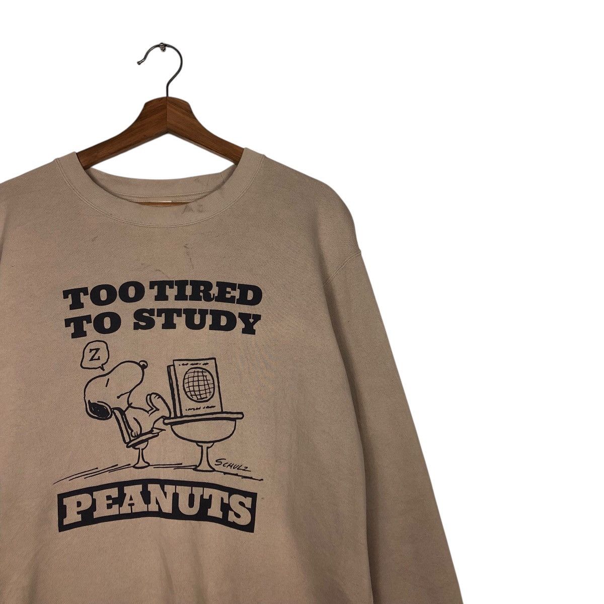 Cartoon Network × Japanese Brand 📌Vintage Sweatshirt Peanuts Big Logo Over Print Size US L / EU 52-54 / 3 - 7 Thumbnail