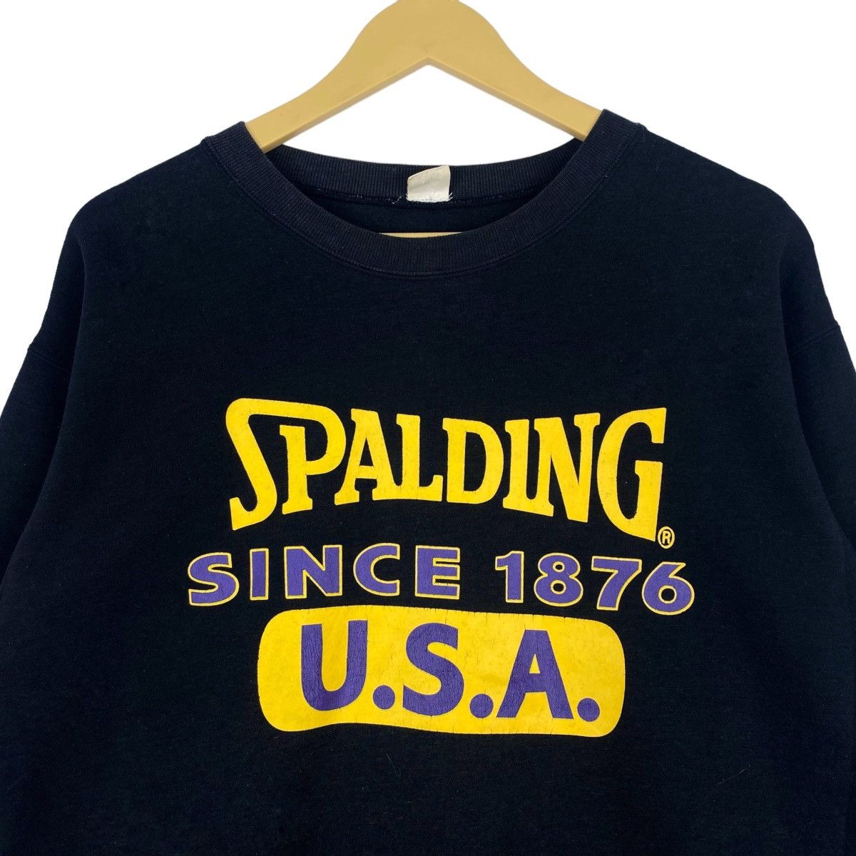 Spalding Spalding Sweatshirt Crewneck Pullover Jumper Size US L / EU 52-54 / 3 - 2 Thumbnail