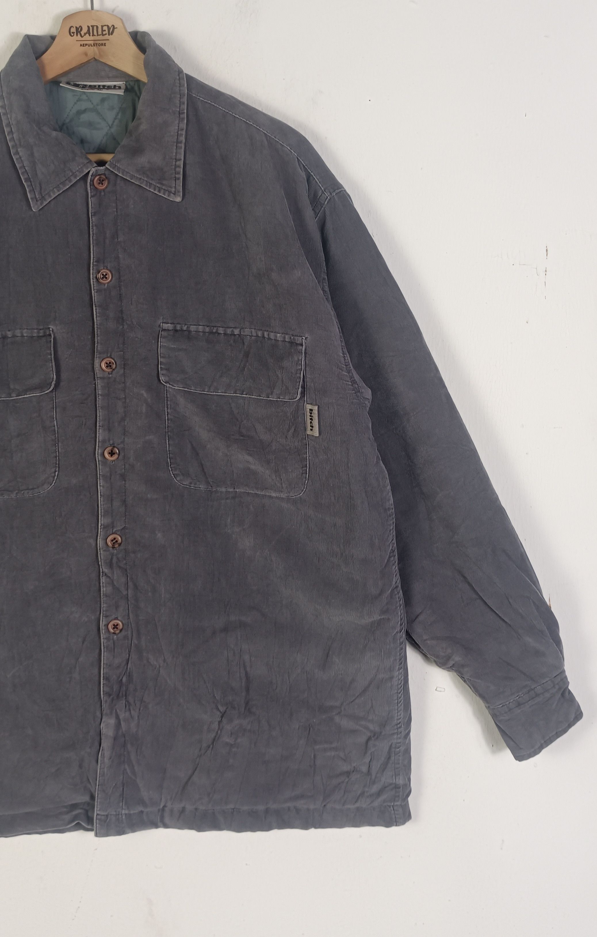 Shorty's Skateboards Vintage🔥 BITCH SKATEBOARDS CORDUROY SHIRT JACKET Size US L / EU 52-54 / 3 - 5 Thumbnail