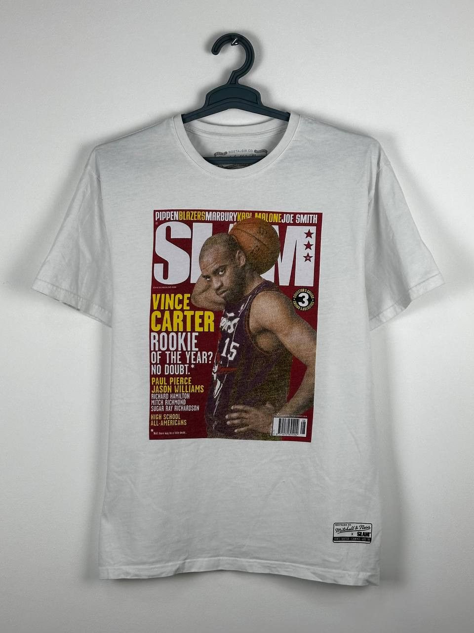Mitchell & Ness × NBA Mitchell Ness Vince Carter Slam Cover T Shirt Size US L / EU 52-54 / 3 - 1 Thumbnail