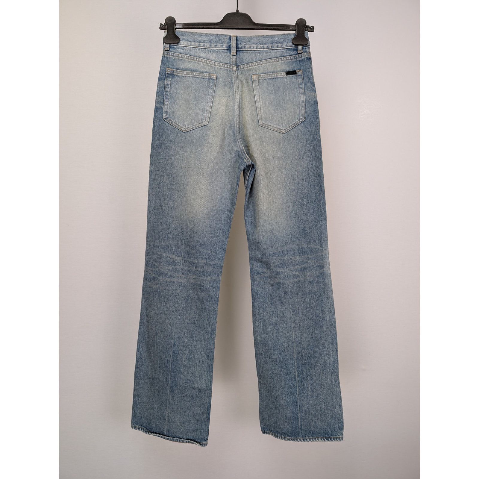 Saint Laurent Paris o1rshd1 70's Pants OGKD77 Jean in Medium Blue Size US 29 - 10 Thumbnail