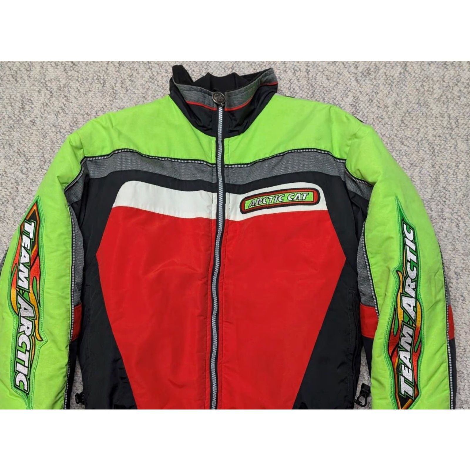 Vintage VINTAGE Arctic Cat USA made 2-in-1 Jacket Snowmobile Men S Flames USA Made ARCTIC CAT Size US S / EU 44-46 / 1 - 3 Thumbnail