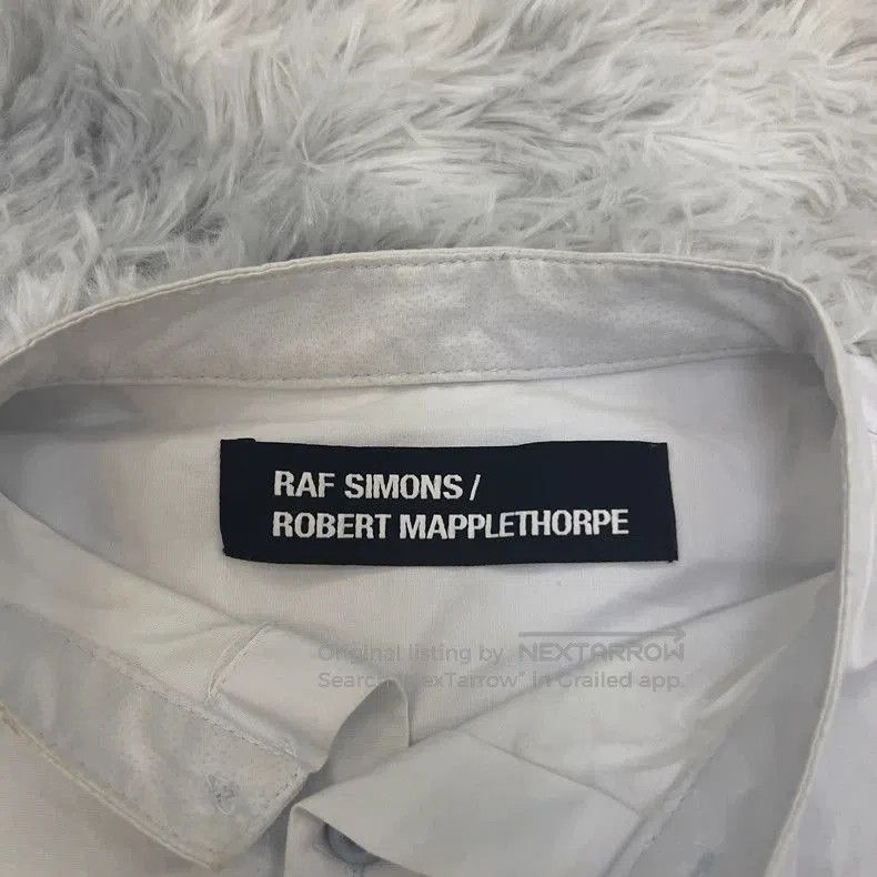 Raf Simons Raf Simons SS17 White Shirt with Graphic- Size US M / EU 48-50 / 2 - 4 Thumbnail