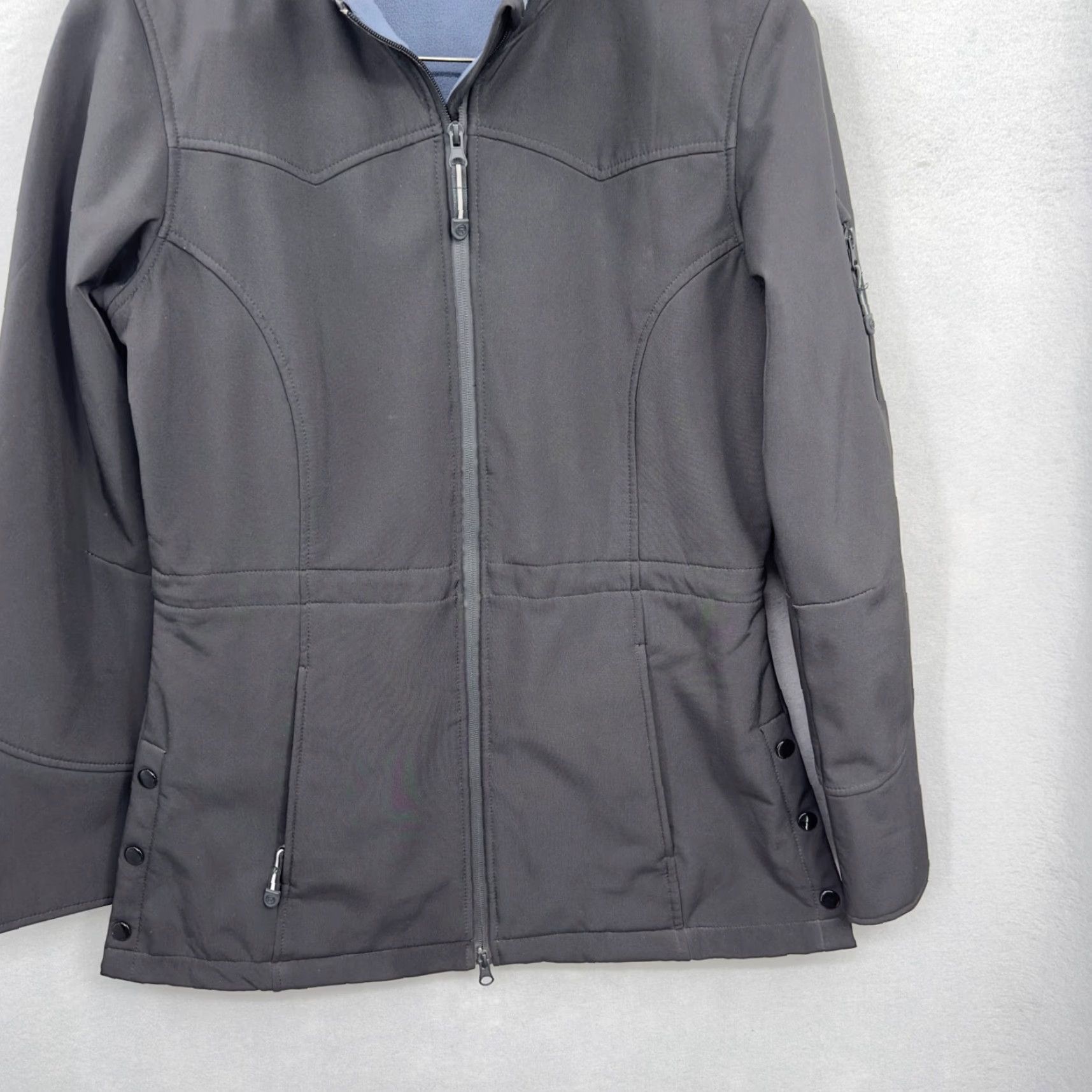 Roper Roper Jacket Womens M Black Softshell Lined Western Casual Shirt Coat Mens? Size M / US 6-8 / IT 42-44 - 4 Thumbnail
