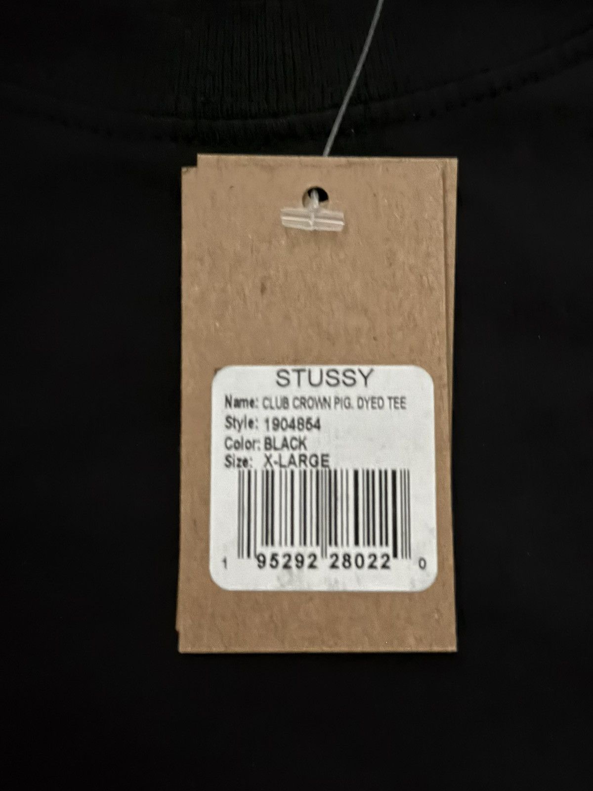 Stussy Stussy Club Crown Pigment Dyed Tee Size US XL / EU 56 / 4 - 4 Thumbnail