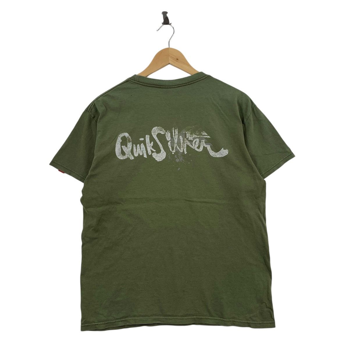 Quiksilver Vintage Y2K QUIKSILVER Backhit Surfing Surfboard Tshirt Size US M / EU 48-50 / 2 - 1 Thumbnail