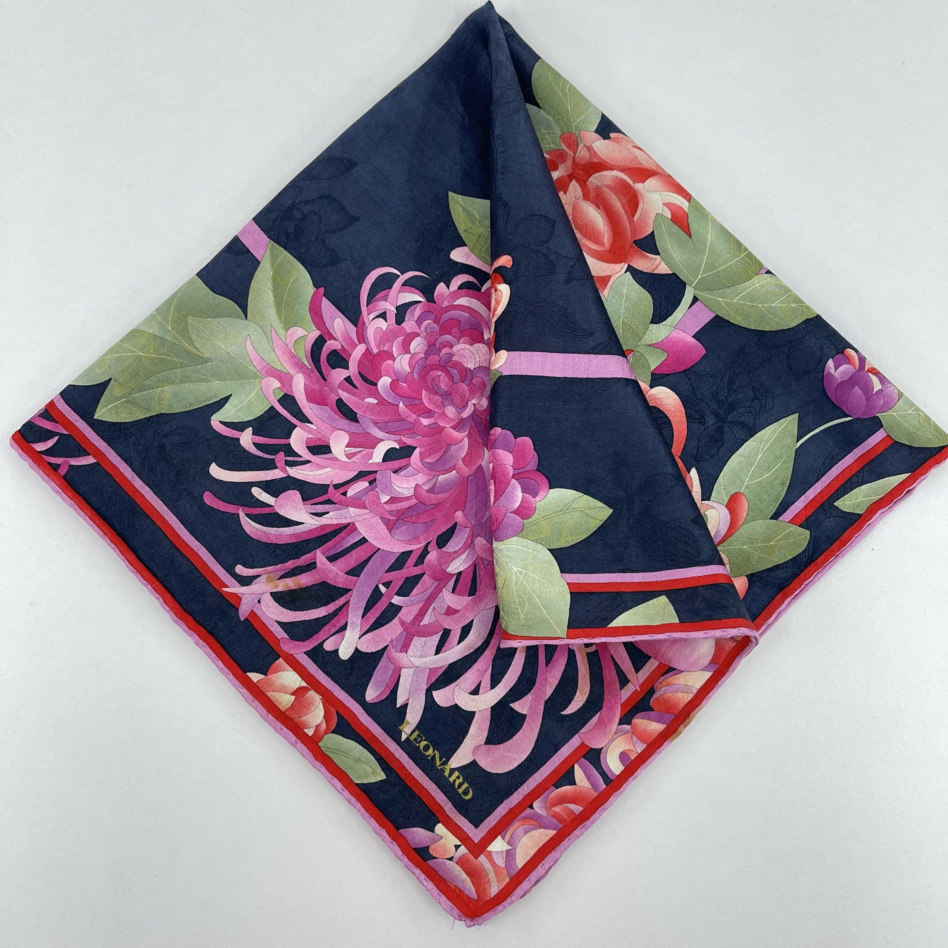 Designer Leonard Silk Handkerchief / Neckerchief / Bandana - 4174 Size ONE SIZE - 1 Thumbnail