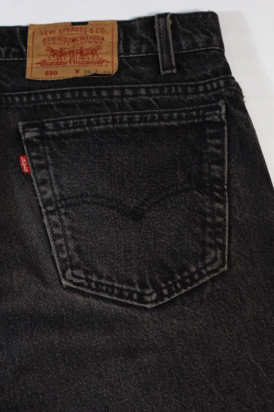 Levi's Vintage Clothing Vintage 1993 Levi’s 550 Denim Pants Made in the USA Size US 36 / EU 52 - 3 Thumbnail