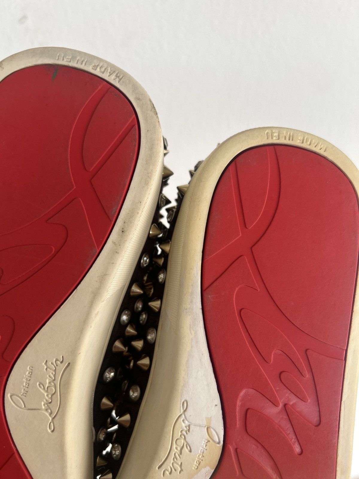 Christian Louboutin Christian Louboutin Crystal Dandelion Spikes Loafers UK8.5 Size US 8.5 / EU 41-42 - 14 Thumbnail