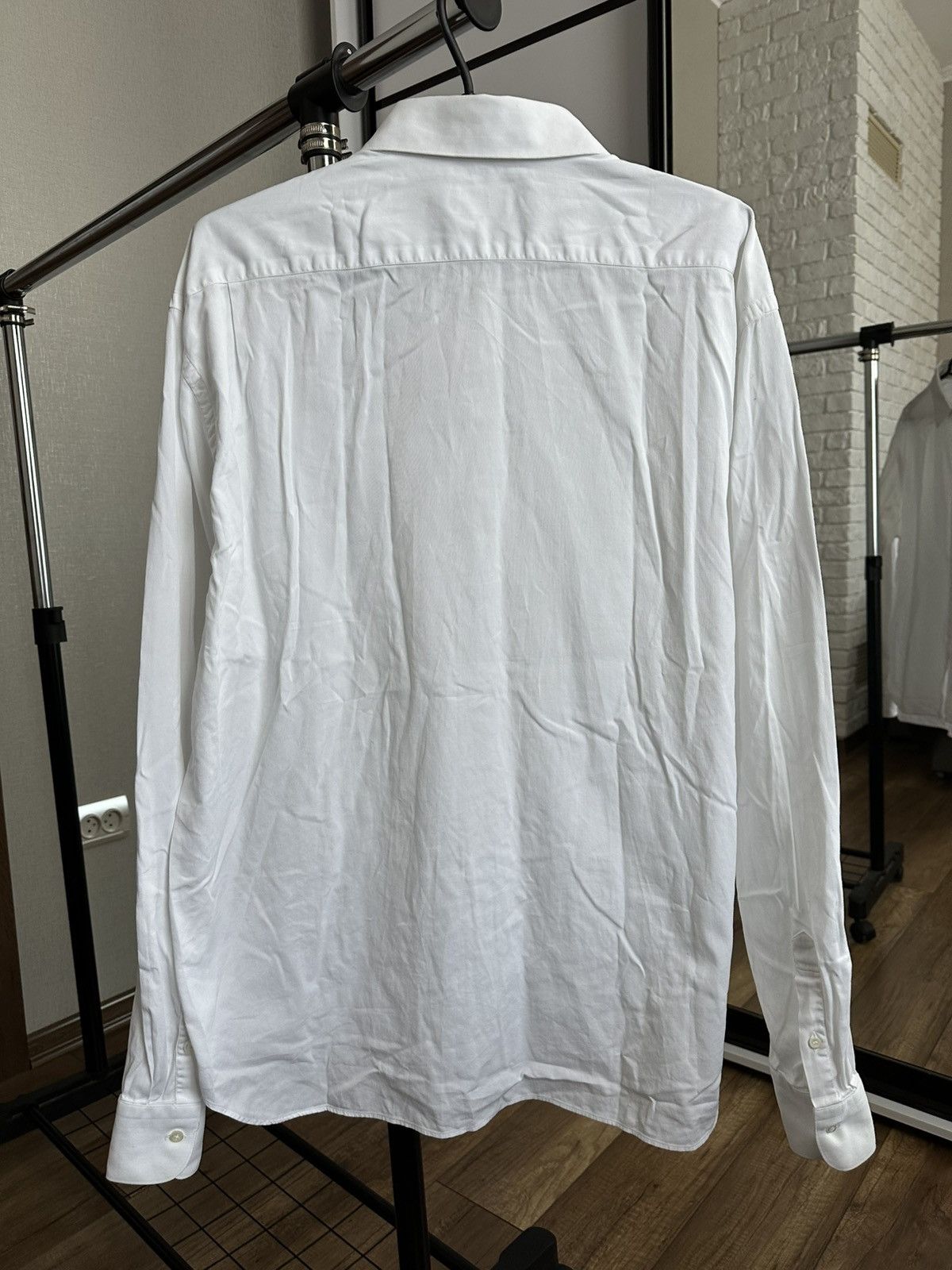 Prada Prada Italy Shirt Button Up Long Sleeve Size US XL / EU 56 / 4 - 4 Thumbnail