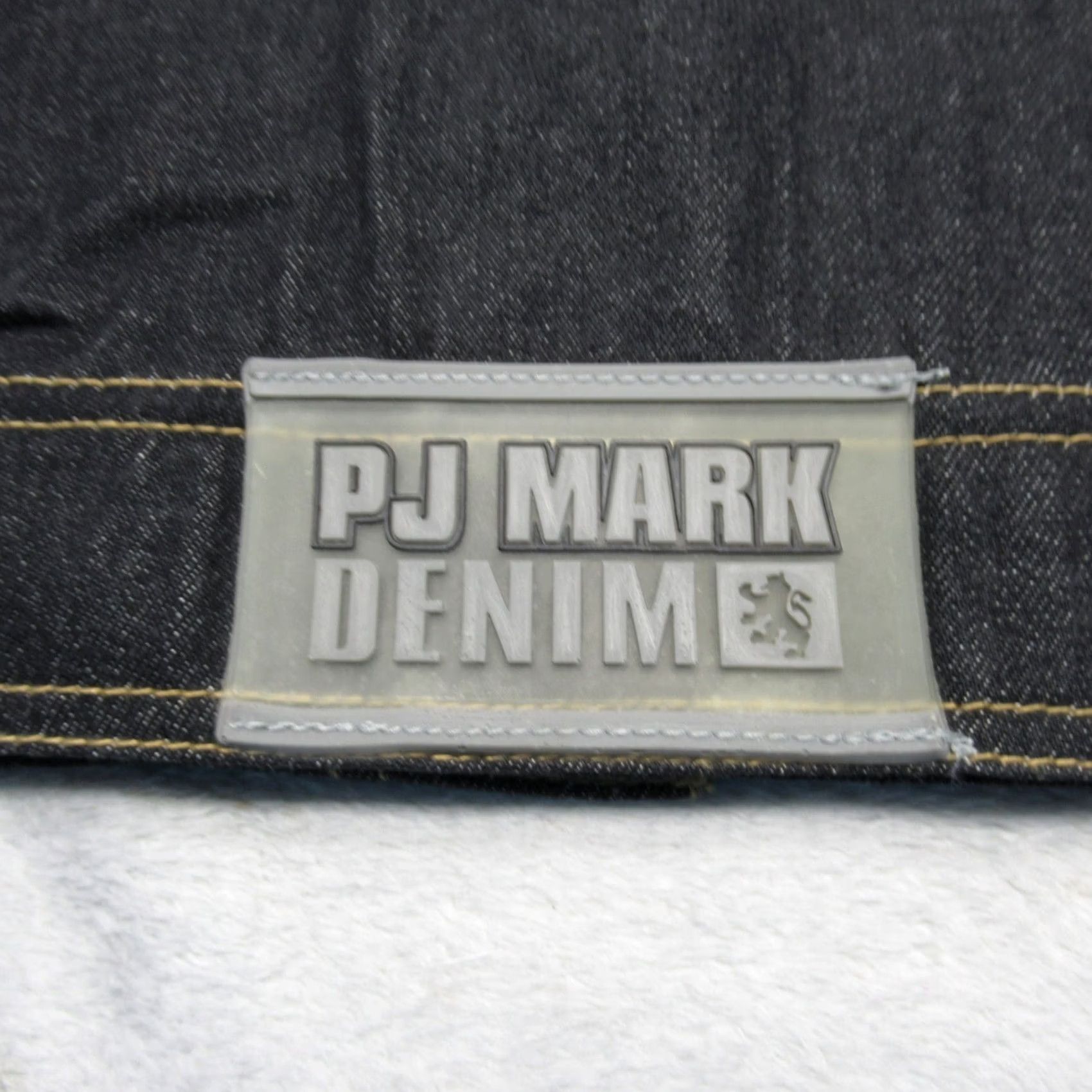 Denime PJ Mark Denim Jacket Men XL Black Trucker Button Up Raw Dead Stock NEW Size US XL / EU 56 / 4 - 4 Thumbnail