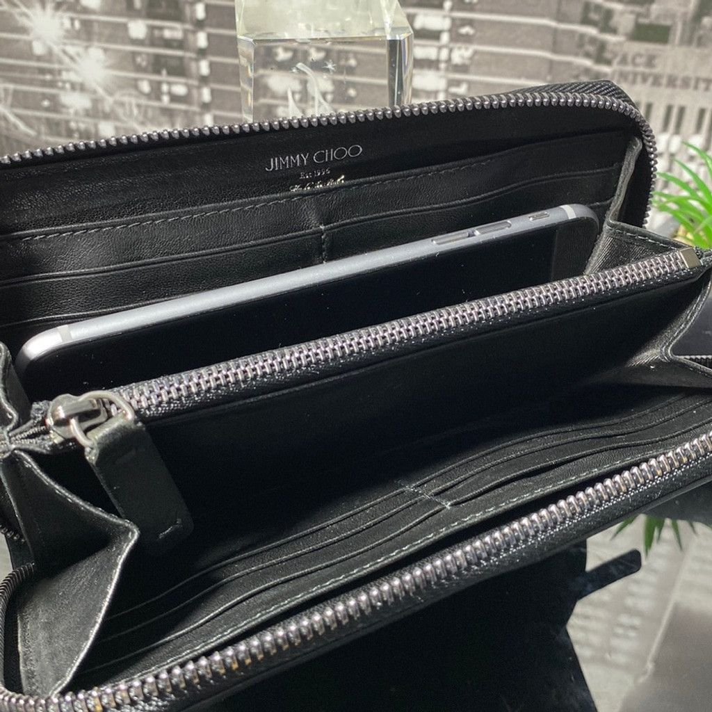 Jimmy Choo Authentic JIMMY CHOO 💚Leather Star Wallet Size ONE SIZE - 6 Thumbnail