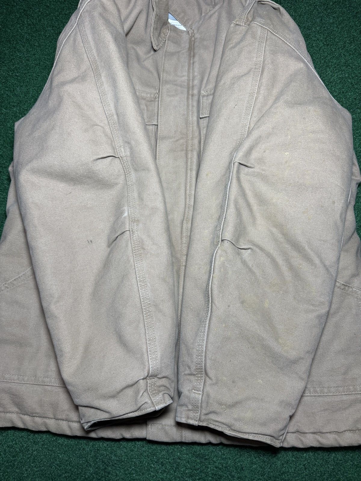 Carhartt Vintage 90s Carhartt C26SDL Med Arctic Tan Work Wear Jacket Size US M / EU 48-50 / 2 - 7 Thumbnail
