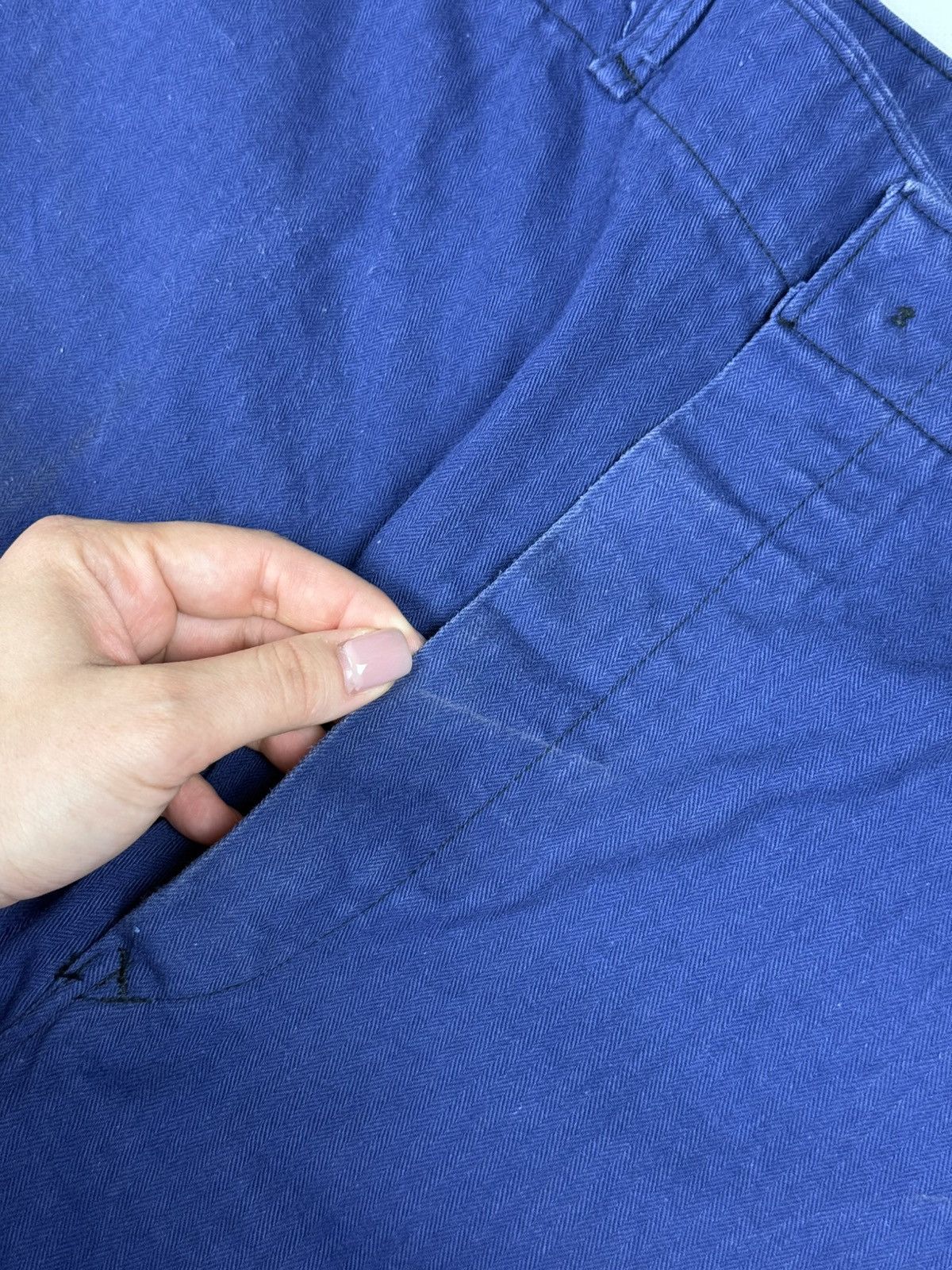 Le Laboureur Vintage German French Sanforize Carpenter Pants Trousers Size US 40 / EU 56 - 14 Thumbnail