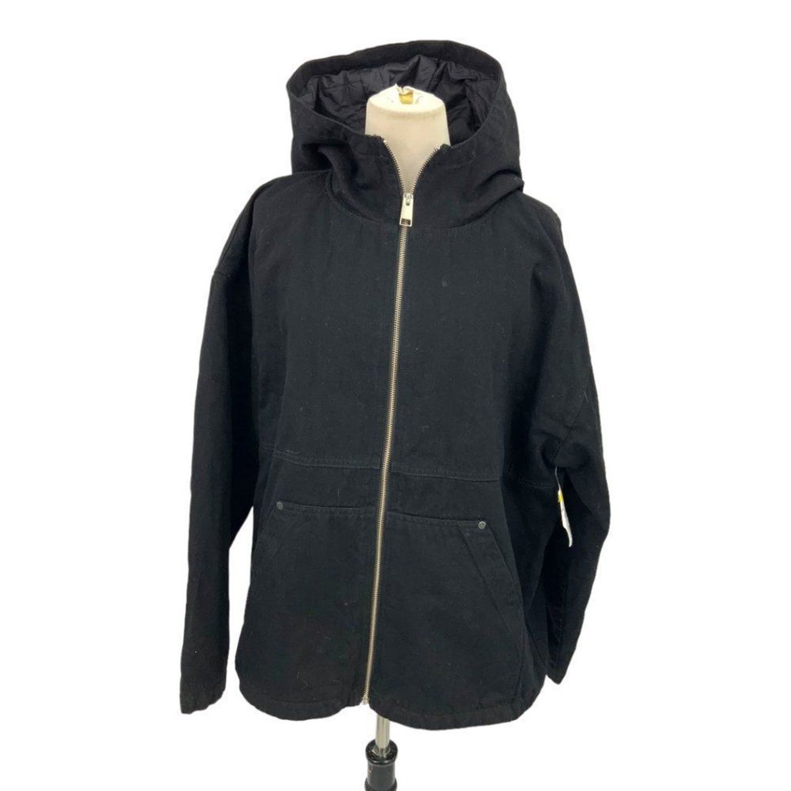 Frame Frame Black Hoodie Denim Jacket Size Medium NWOT $498 MSRP Size US M / EU 48-50 / 2 - 4 Thumbnail