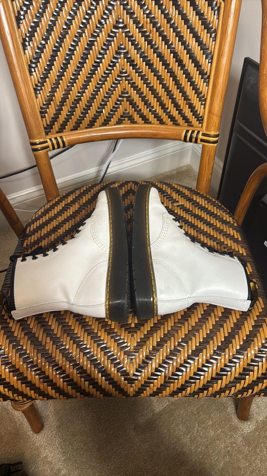 Dr. Martens Dr Martens Zavala Boots White Size US 7 / EU 40 - 5 Thumbnail