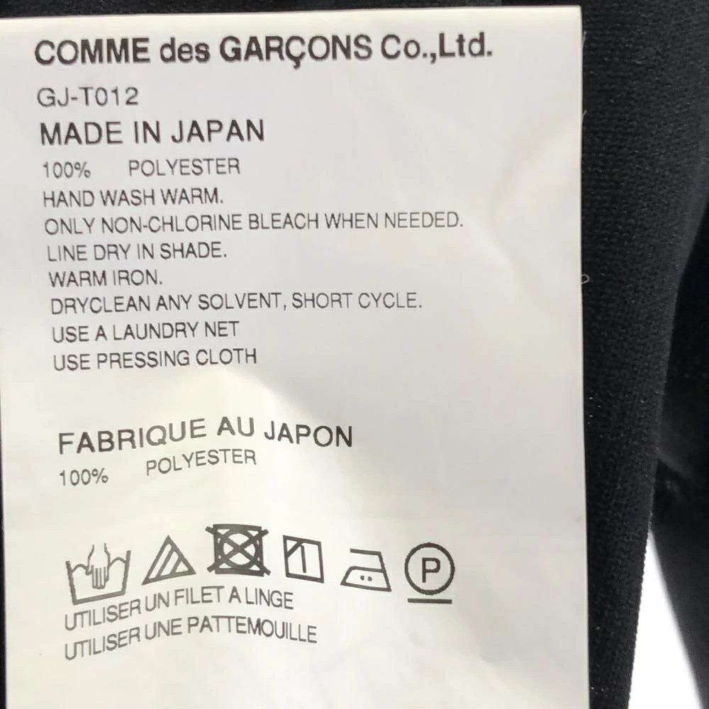 Comme des Garcons T-Shirt Long Sleeve Cut/ Sew Plain Balloon Hem Pattern Black Size US M / EU 48-50 / 2 - 9 Thumbnail