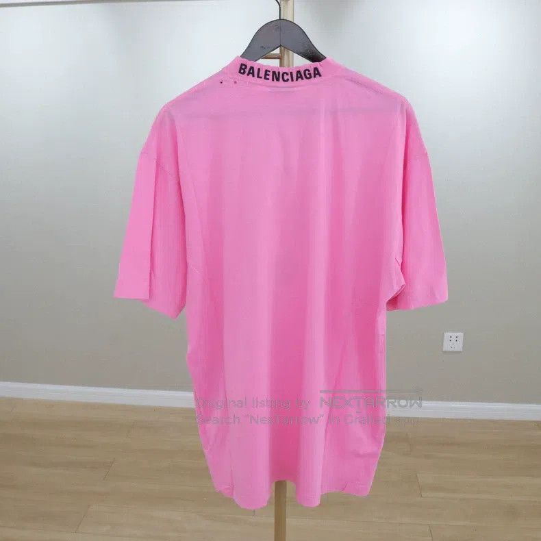 Balenciaga Balenciaga Letter Printed Crew Neck Five-Sixth Sleeve T-Sh Size US XS / EU 42 / 0 - 2 Thumbnail