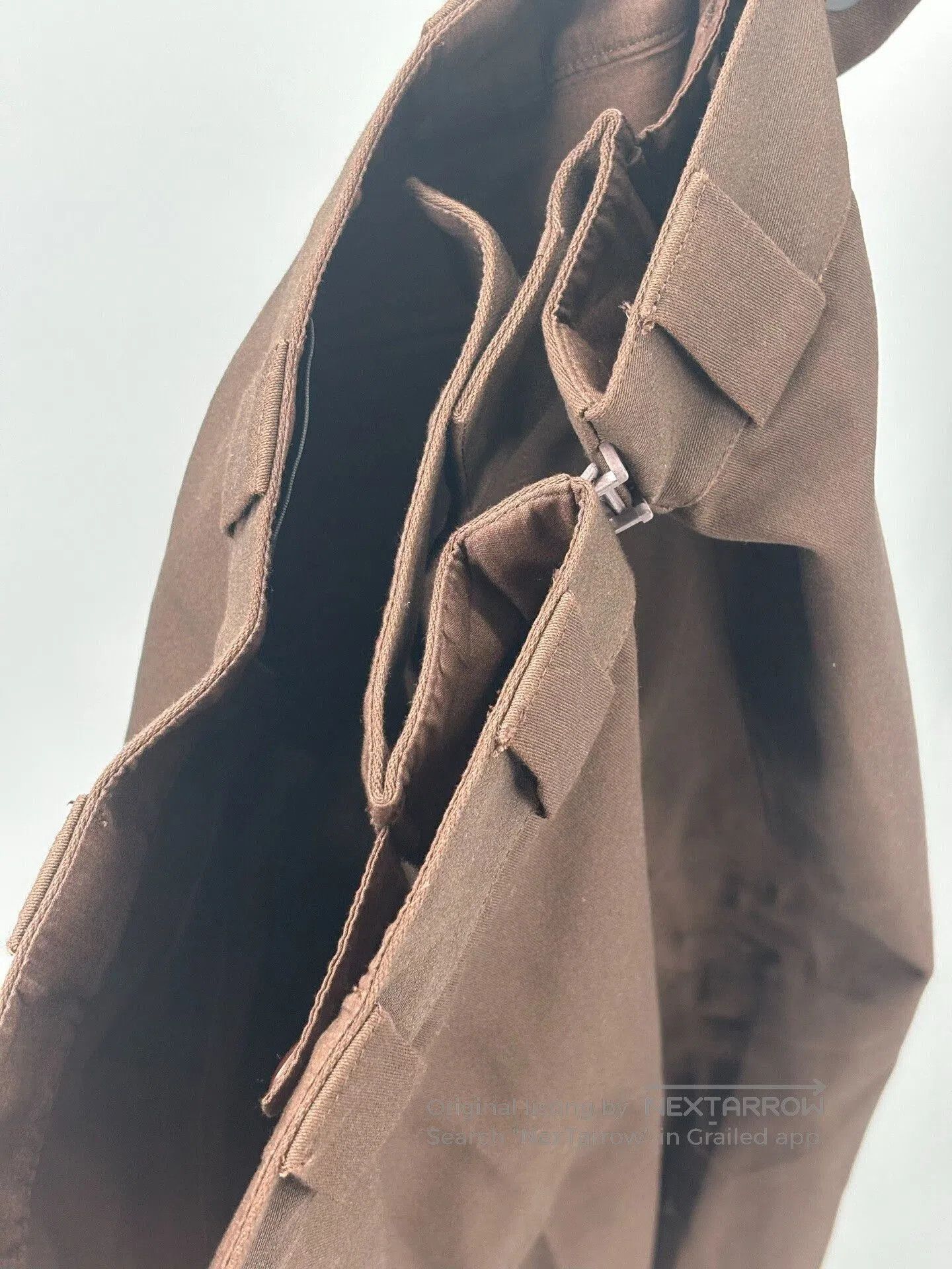Givenchy givenchy men's pleated cropped pants in brown. Size US 32 / EU 48 - 2 Thumbnail