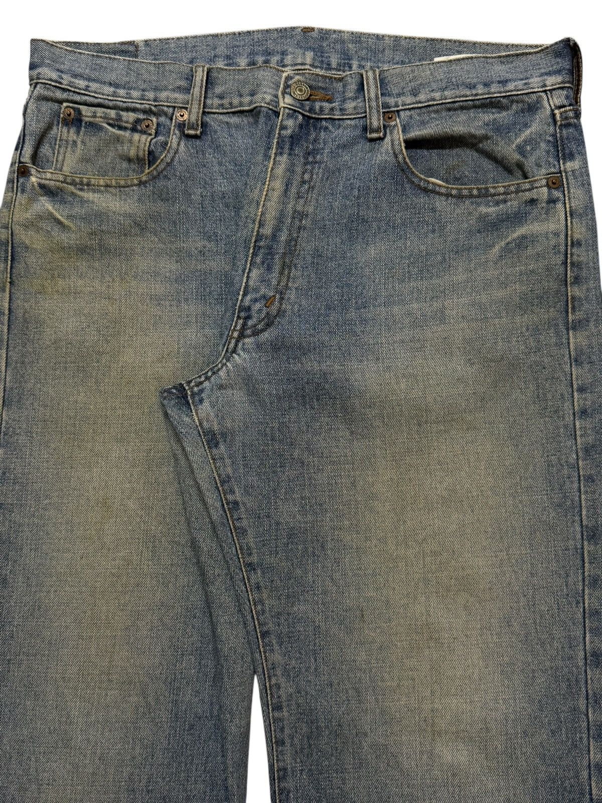 JNCO Vintage Y2K Japanese Brand Blue Mud Wash Faded Wide Leg Size US 34 / EU 50 - 3 Thumbnail