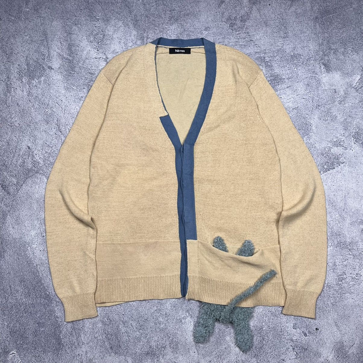 Issey Miyake Ne-Net By IsseyMiyake Cardigan Knit Mouse Pocket Size US L / EU 52-54 / 3 - 1 Thumbnail