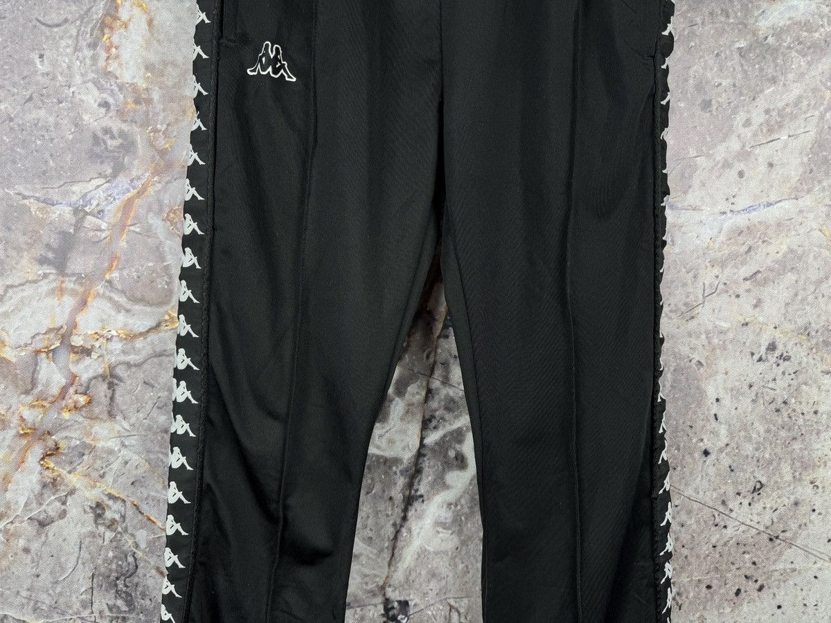Kappa Kappa Authentic Black Track Pants with Logo Taped Sides Size US 30 / EU 46 - 3 Thumbnail
