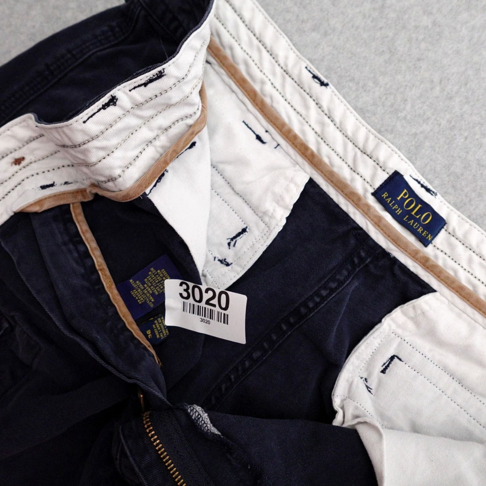 Polo Ralph Lauren VINTAGE Polo Ralph Lauren Shorts Adult Size 36 Cargo Navy Blue w Pockets Size US M / EU 48-50 / 2 - 3 Thumbnail