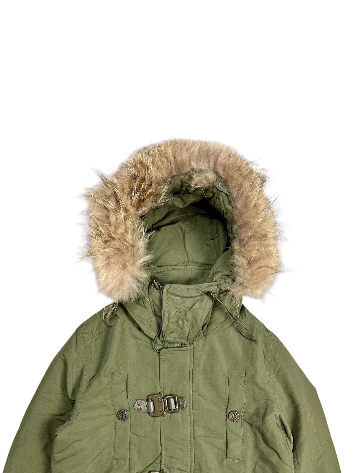 If Six Was Nine 2000s SLY - Fur Hoodie Jacket Size US M / EU 48-50 / 2 - 6 Thumbnail