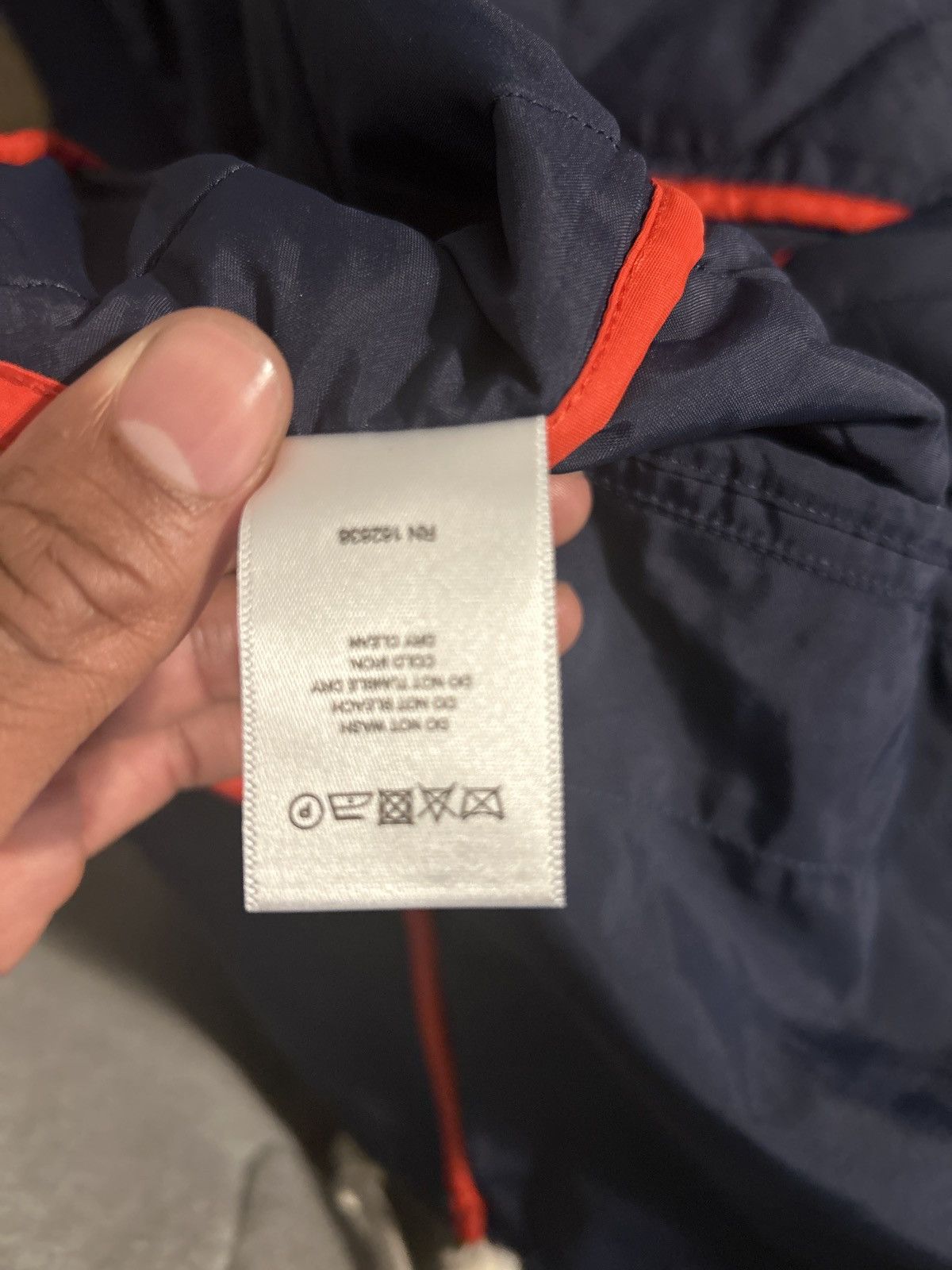 DENIM TEARS DENIM TEARS Men's Navy Gray Quilted Bomber Jacket Size US XL / EU 56 / 4 - 5 Thumbnail