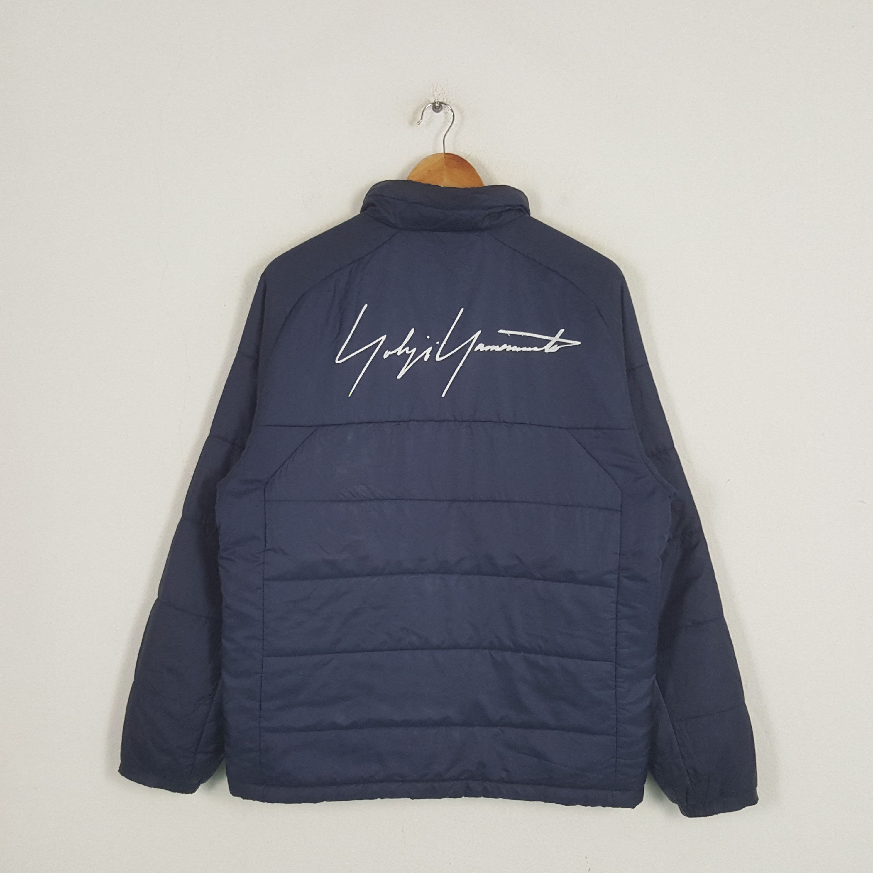 Adidas × Japanese Brand × Vintage Vintage Adidas Yohji Yamamoto Custom Puffer Jacket C275N24 Size US M / EU 48-50 / 2 - 1 Thumbnail