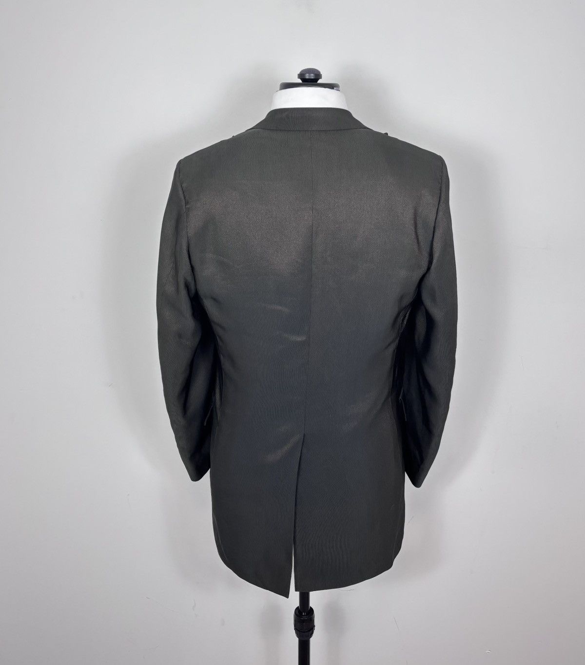 Lubiam Lubiam 1911 Cerimonia Shiny Brown Wool Blend Blazer Jacket Size 38R - 10 Thumbnail