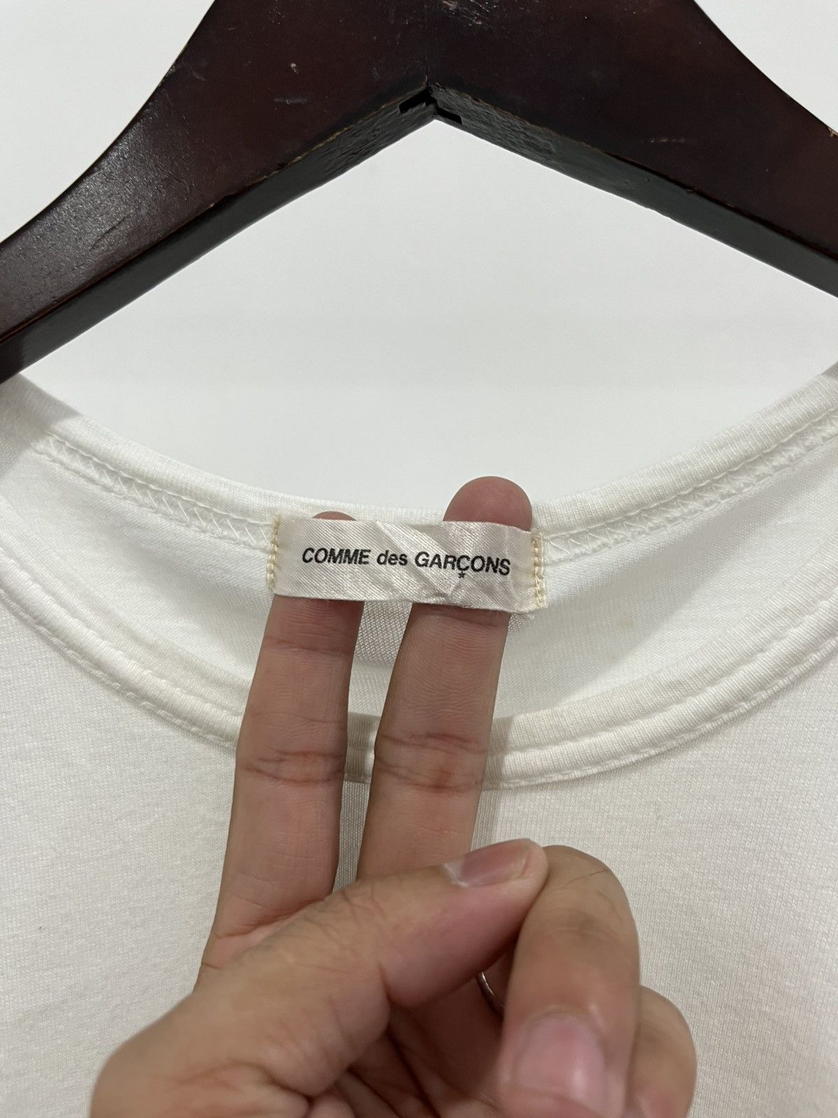 Comme des Garcons 1990 Comme des garcons blank tee Size US S / EU 44-46 / 1 - 2 Thumbnail