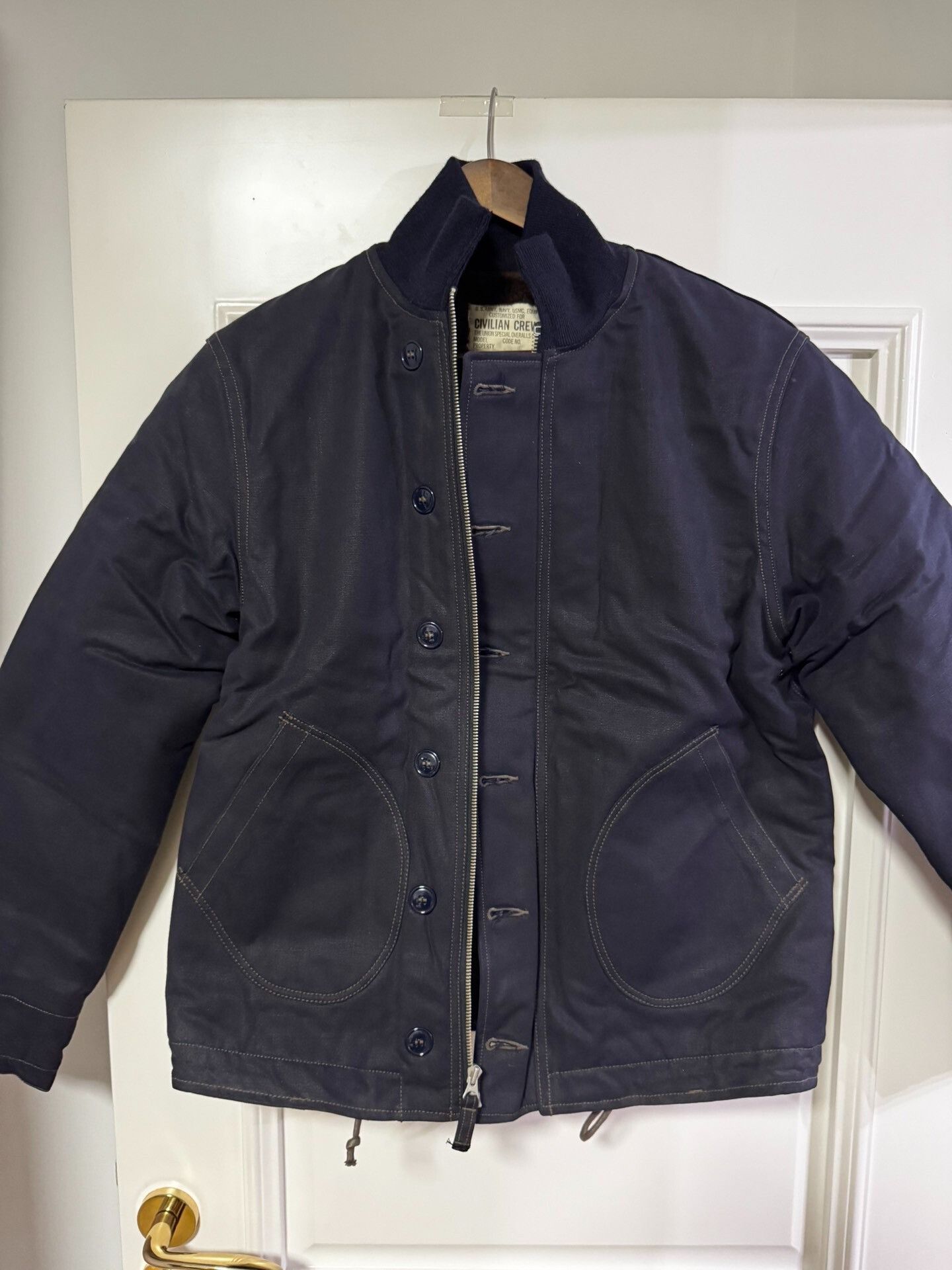 Freewheelers Freewheelers Thick Oil Jacket Size US XXS / EU 40 - 1 Thumbnail