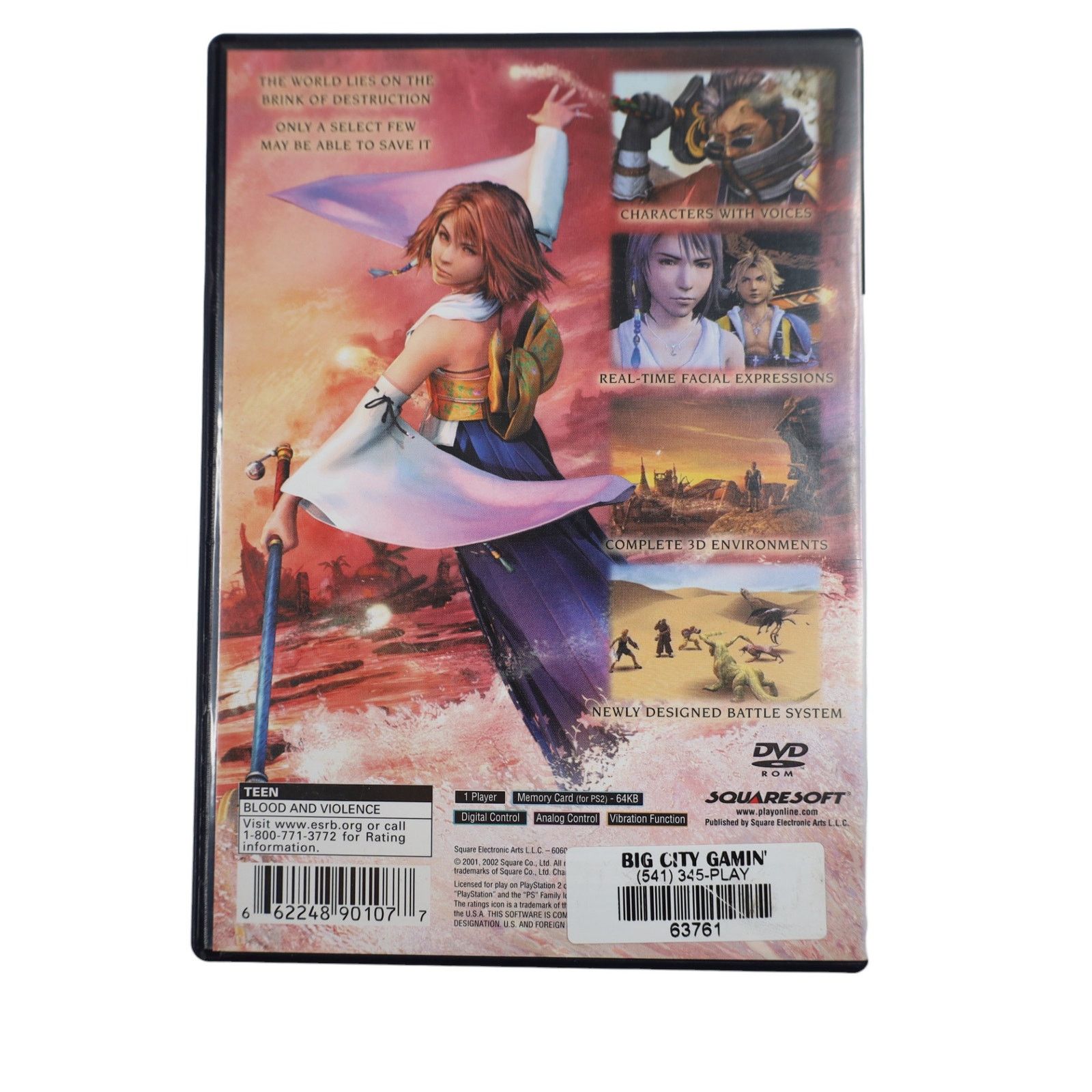 Playstation × Vintage Vintage PlayStation 2 Final Fantasy X video Game Size ONE SIZE - 3 Thumbnail