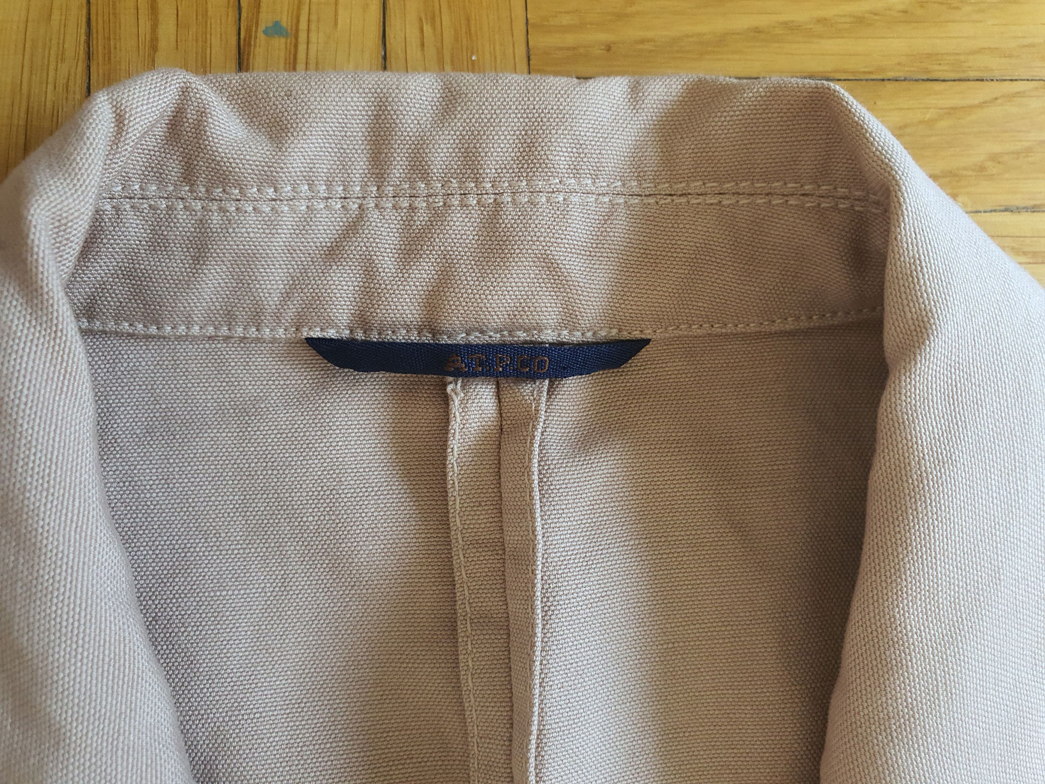 AT.P.CO ALAN Blazer Sports Coat - Slim, Stretch, Cotton-Linen Size 38R - 5 Thumbnail