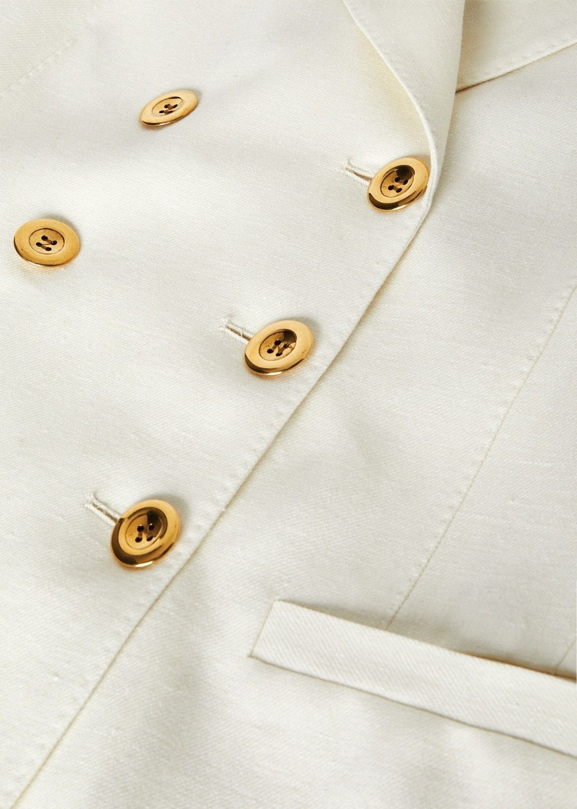 Loro Piana o1srvl11e1125 FAN2258 Jamilla Jacket in White Size S / US 4 / IT 40 - 3 Thumbnail