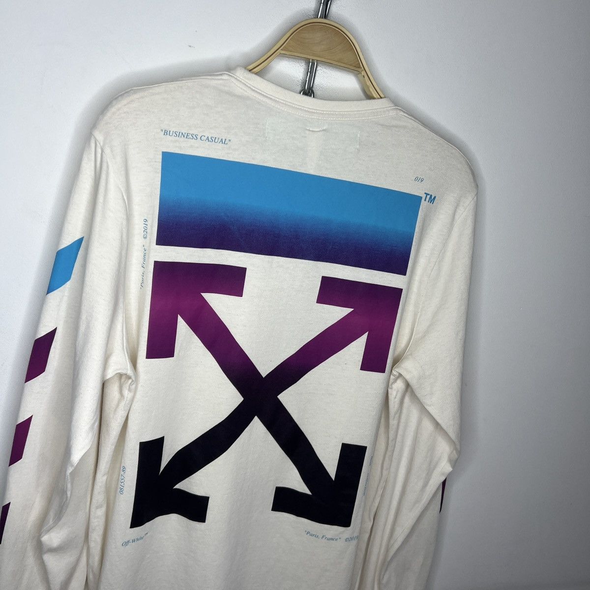 Off-White Off White 2019 Long Sleeve T Shirt Size US L / EU 52-54 / 3 - 9 Thumbnail