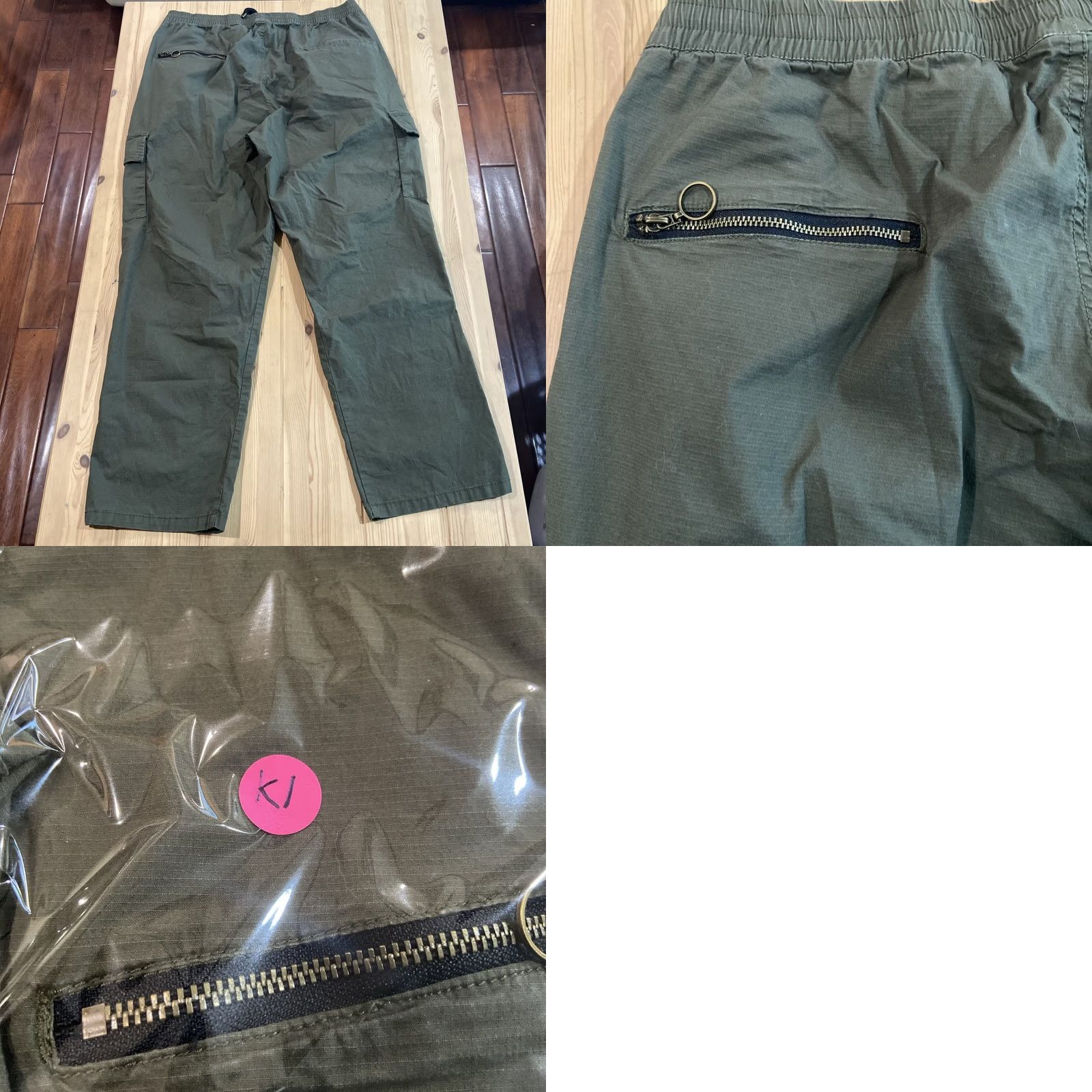 Vintage Former Green Utility Pants Cargo Pants 36 Men Regular Inseam 30 Green Solid Pockets Vintage No Mens Size US 36 / EU 52 - 8 Thumbnail