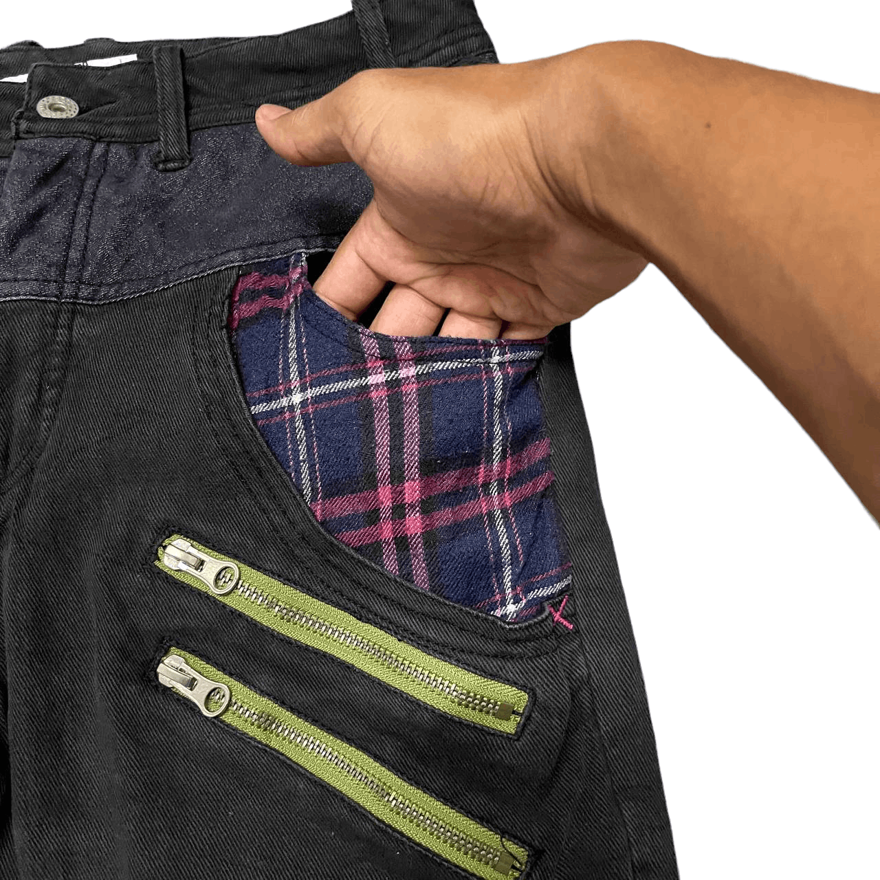 AMP Vintage AMP by Manydope Multi Pocket Zipper Pants Size US 32 / EU 48 - 7 Thumbnail