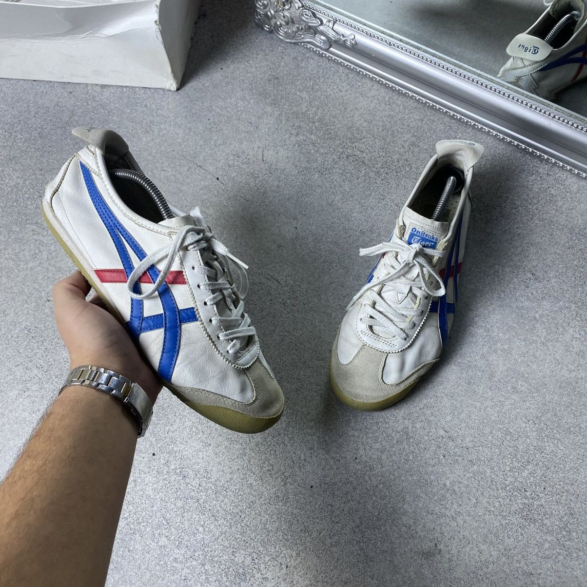 Asics Mens Vintage Asics Onitsuka Tiger Low Top Sneakers Size US 9 / EU 42 - 1 Thumbnail